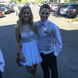 Short White Homecoming Dress